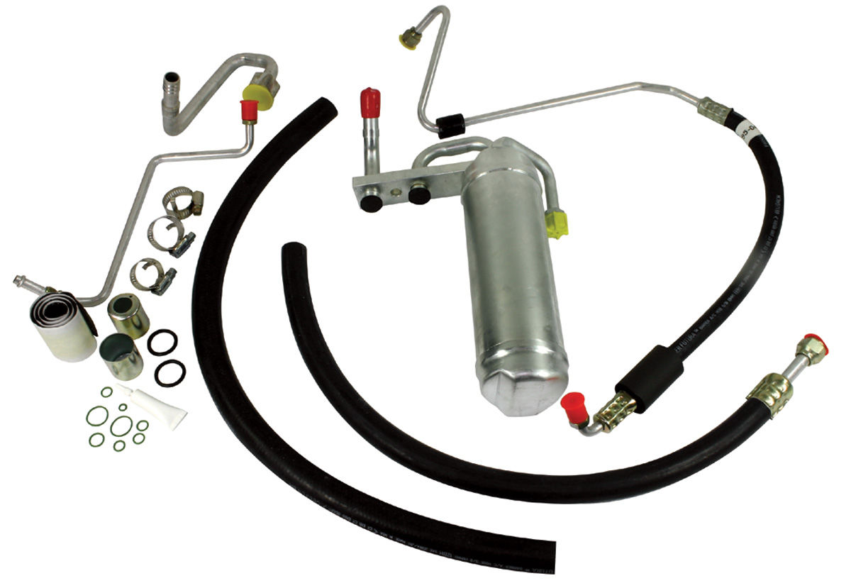 AC Hose Kit, 196667 GTO/Temp/LeMans, w/POA