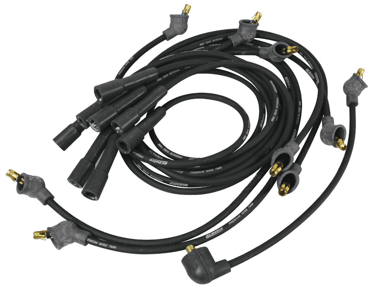 Spark Plug Wires, 196772 Buick Riviera 430/455, 7mm, w/o HEI, Original