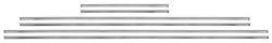 Molding Set, Door Panel, 1968-70 GTO, Front/Rear, Convertible