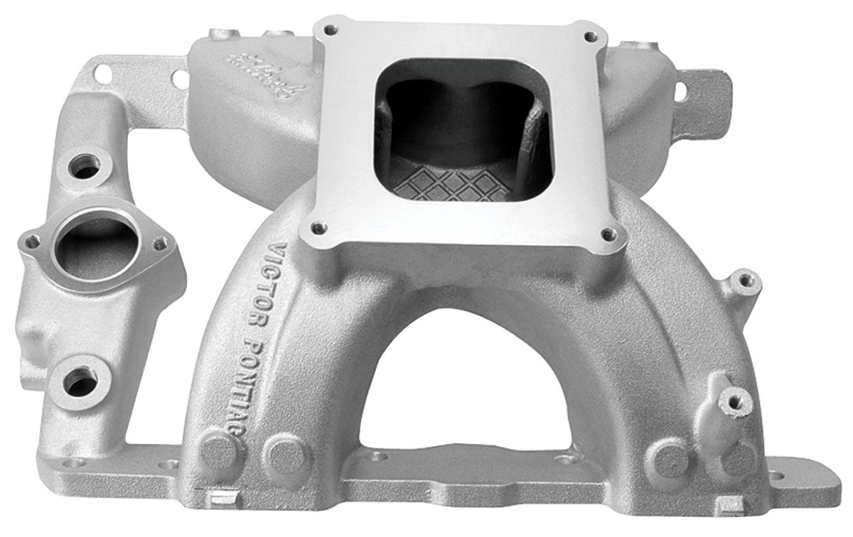 Intake Manifold, Edelbrock, Pontiac, Victor